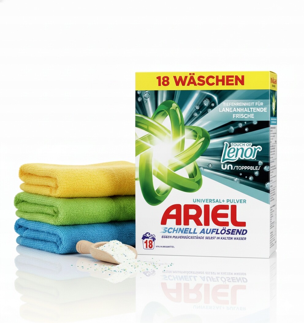 Ariel 18 praní lenor 990 gr Nový