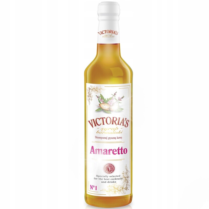 Barmanský Sirup Victoria's Na Kávu Amaretto 490 ml