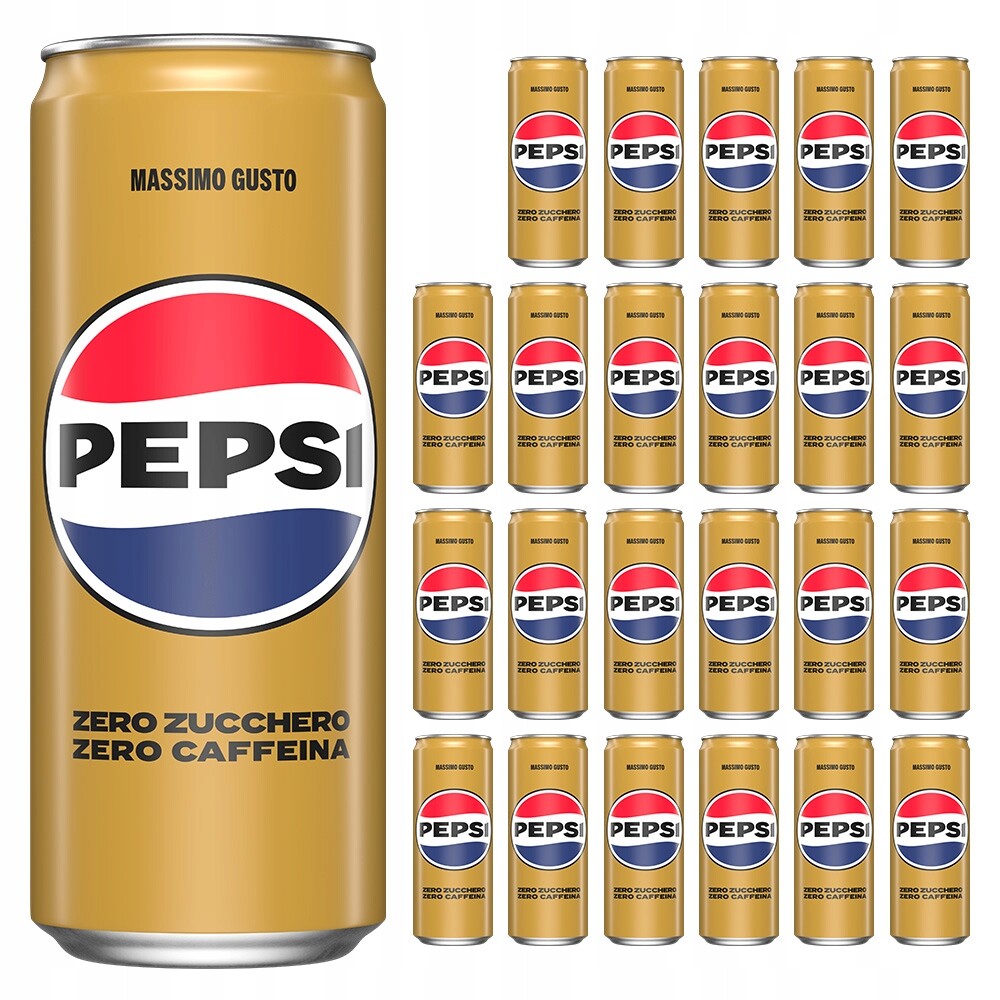 Pepsi Zero Cukr Zero Kofein 24x330 ml