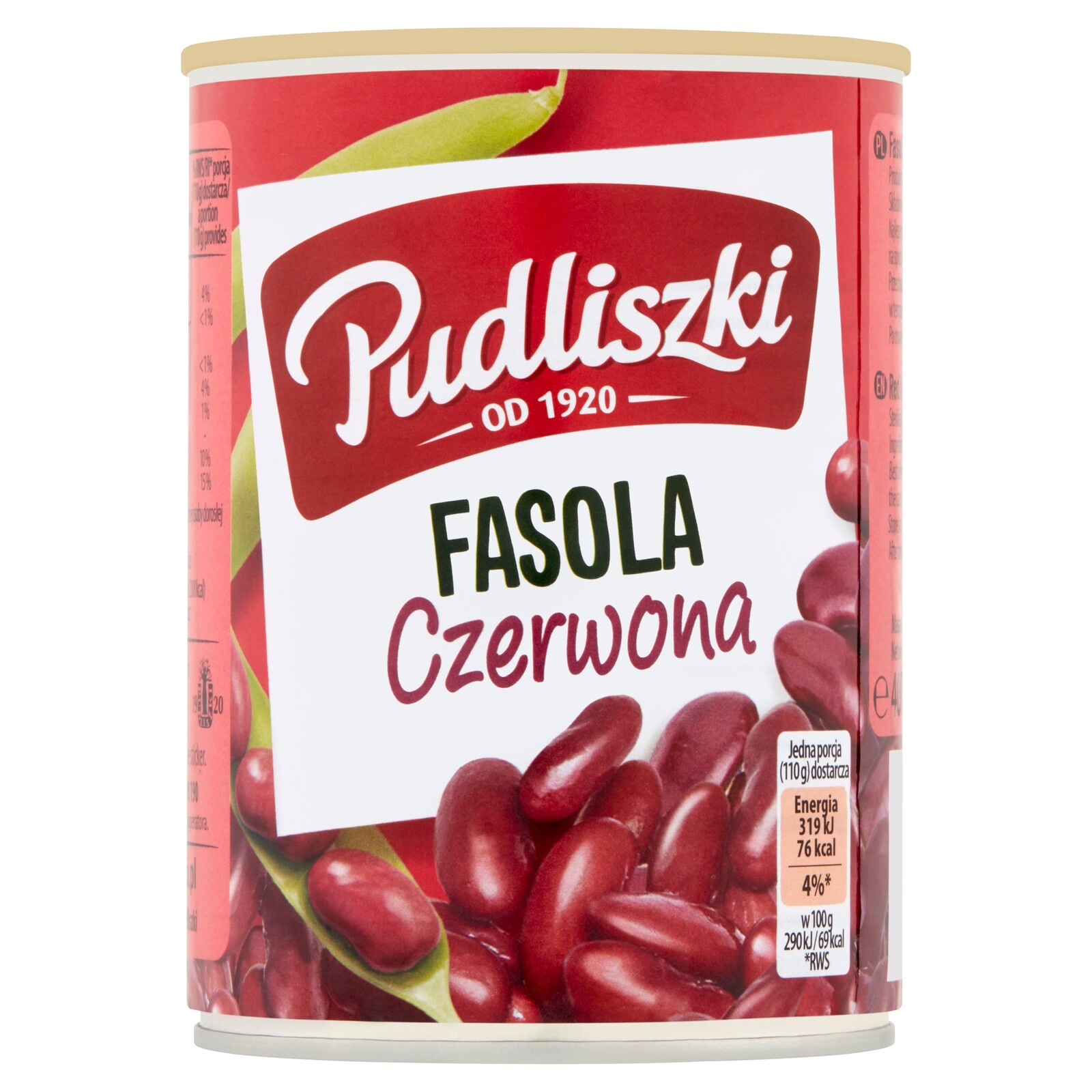 Pudliszki Červené Fazole 400 g