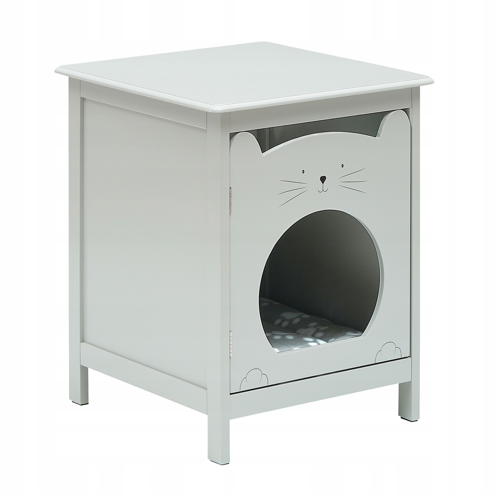 Kuwety ze Stolik noční 48 x 51 x 132 cm Biały