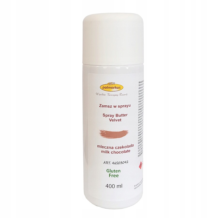 Semiš ve spreji Polmarkus Mléčná Čokoláda 400 ml
