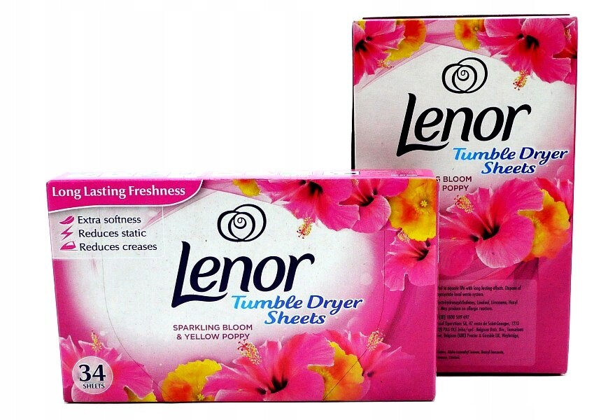 Ubrousky do praní Lenor Sparkling Bloom 34 ks antistatické