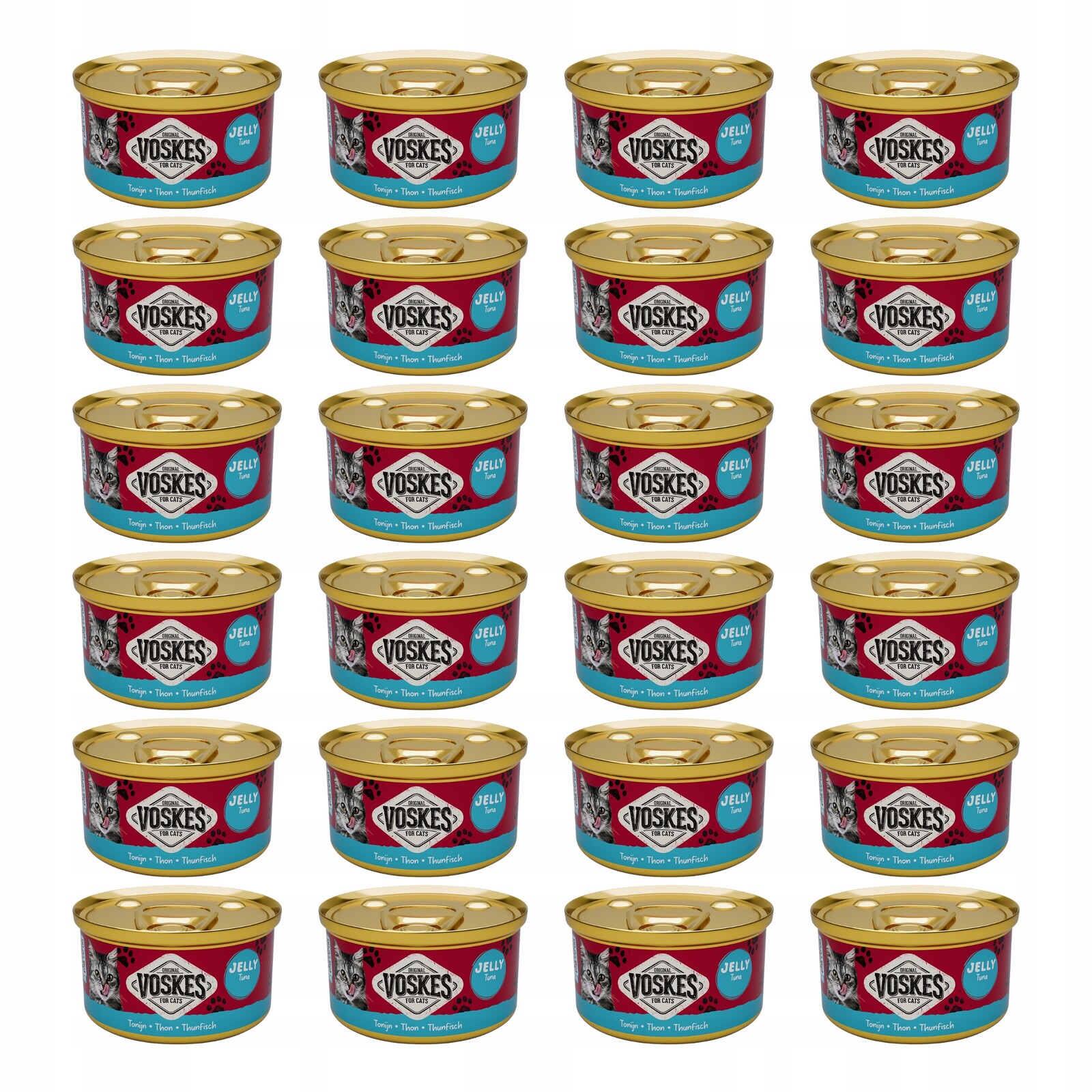 Arion Voskes – mokré krmivo pro kočky Tuňák v želé 24x85 g Set