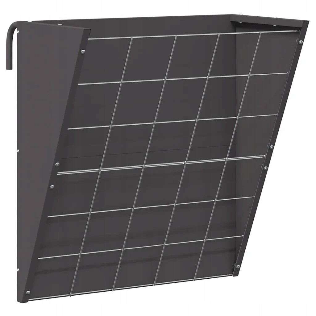 Závěsný krmítko na seno Černá 61 x 33 x 66 cm