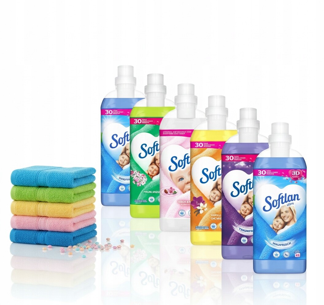 Softlan Ultra Sada koncentrátů pro oplachování, mix vůní 6x1L De