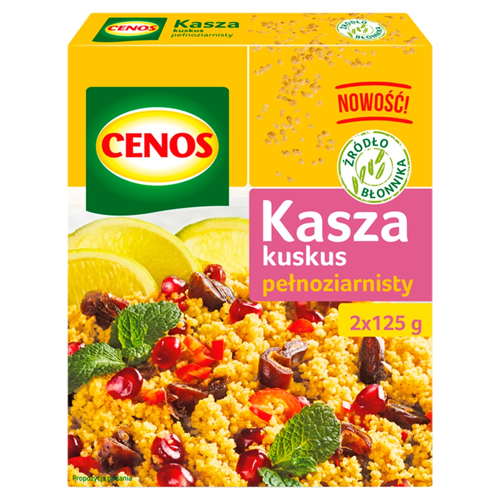 8x Cenos celozrnná kuskusová kaše 250 g (2 x 125 g)