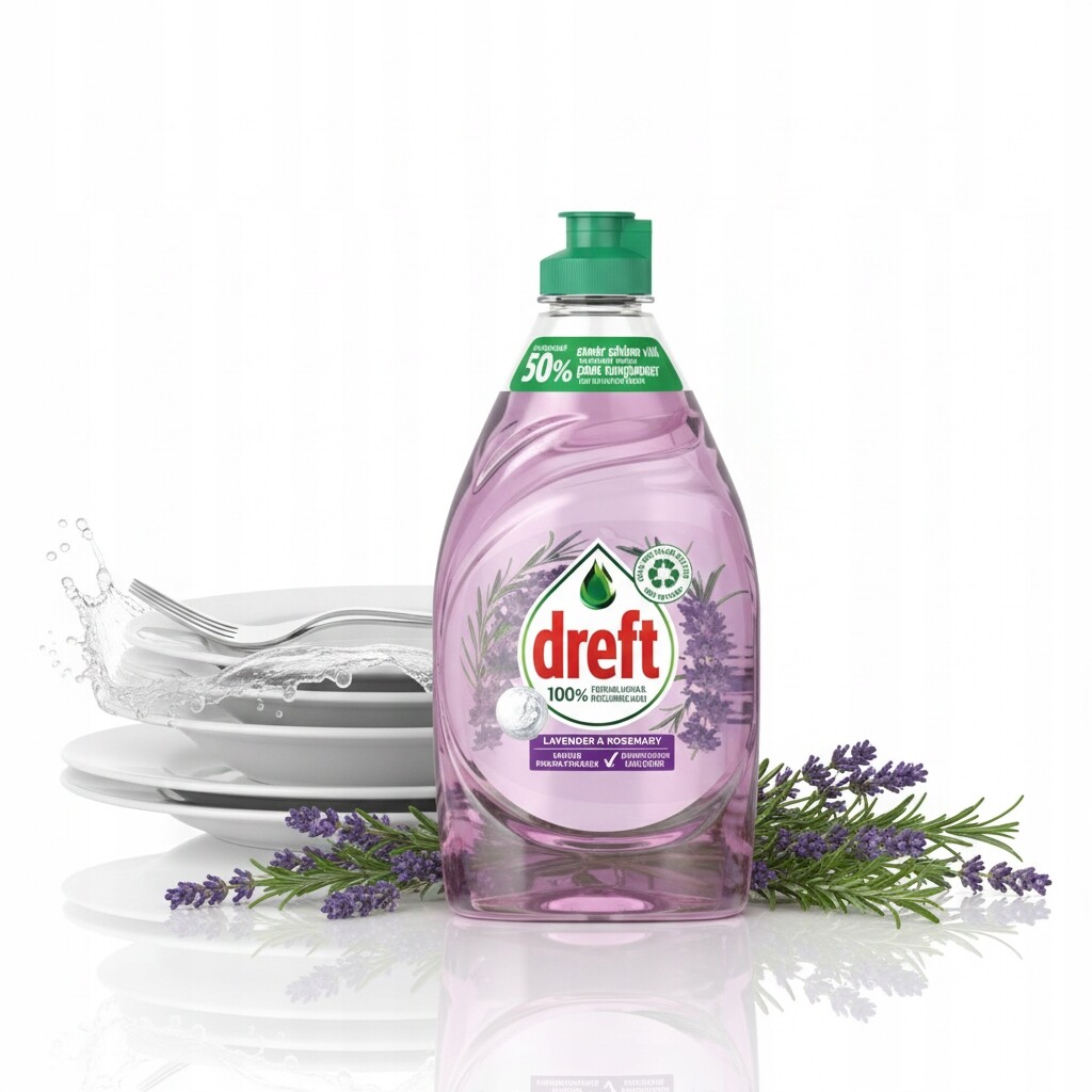Dreft tekutý prostředek na mytí nádobí Lavenda 450 ml