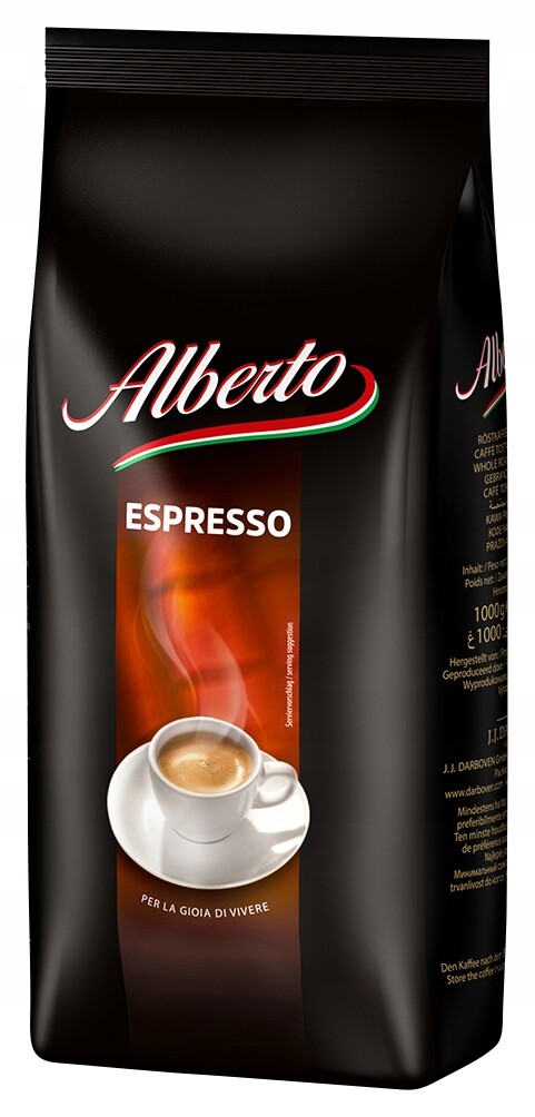 Káva zrnková Arabica Alberto Espresso 1000 g