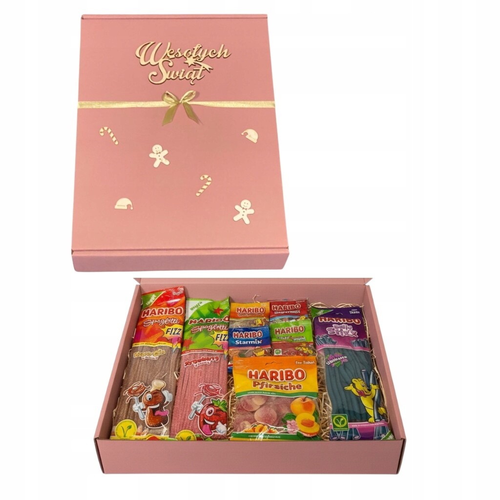 Dárková sada velké želé bonbony Haribo jako dárek k Mikuláši pro děti
