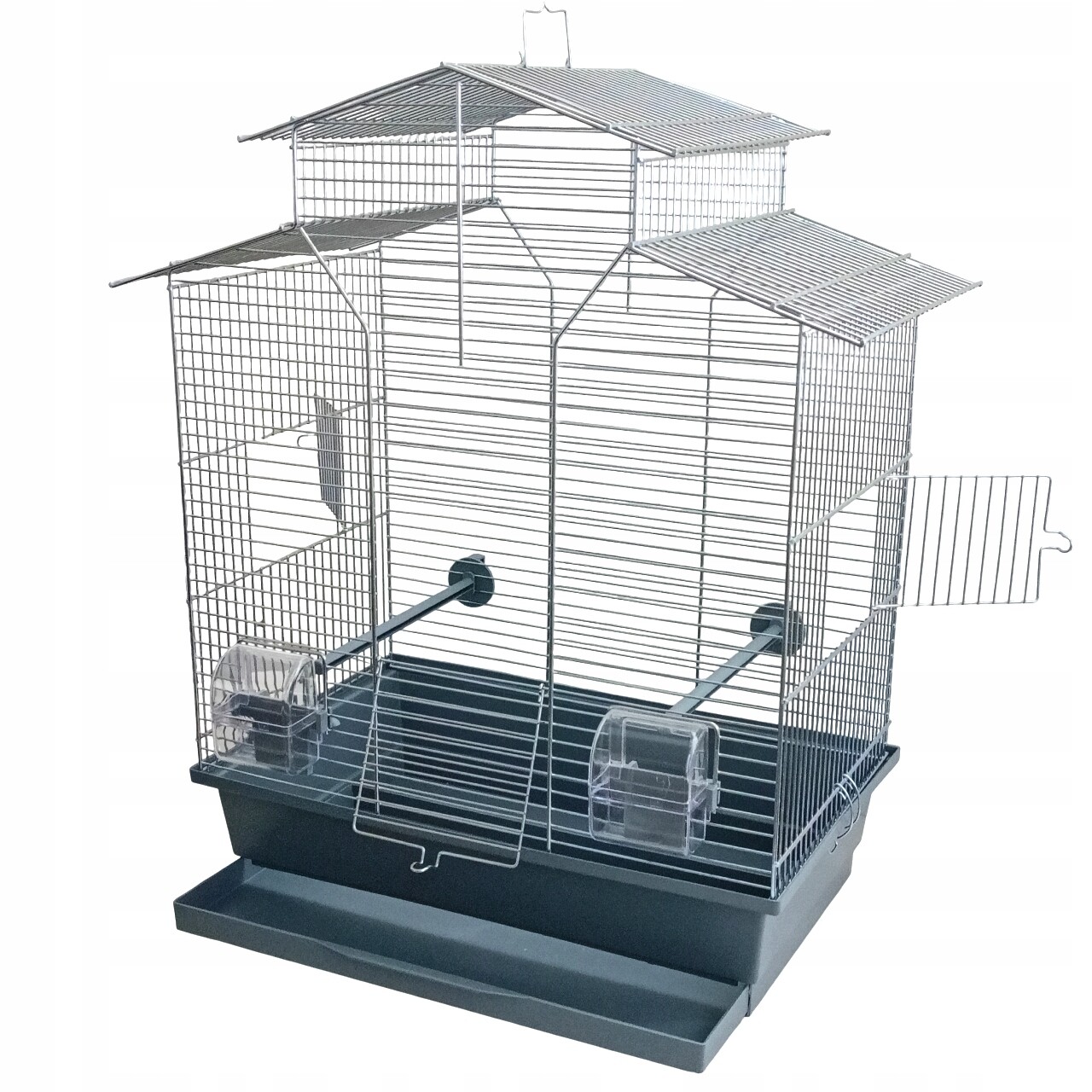 Klec pro papoušky ptáků zeberek nimfy Velmi Velká Vysoká Pozink Příslušenství