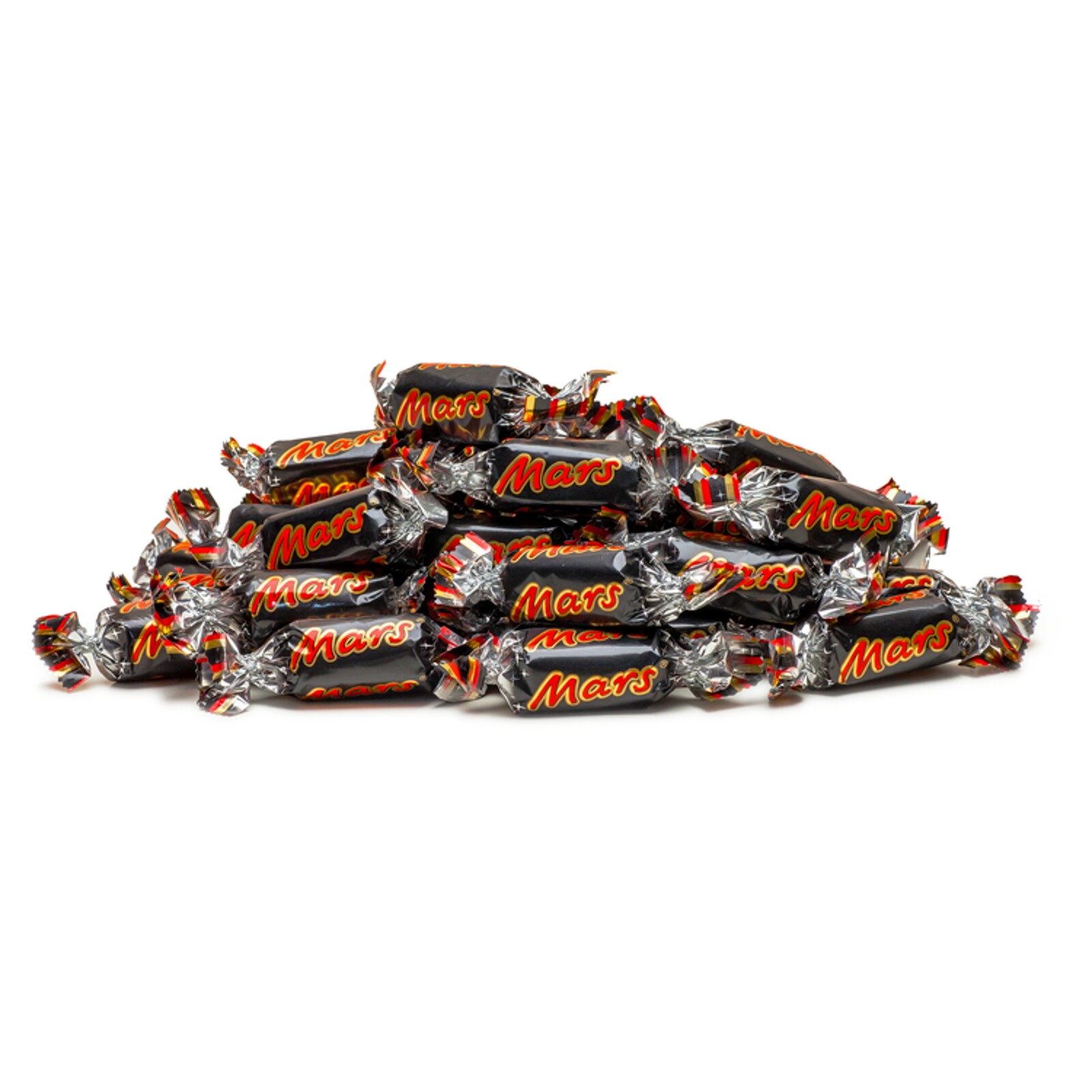 Mars Miniatures Tyčinky s nugátovou náplní zalité karamelem a čokoládou