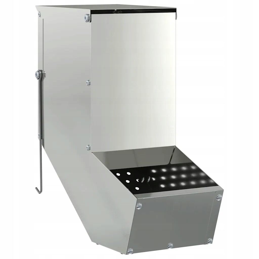 Krmítko pro králíky Stříbrná 12,5 x 26 x 28,5 cm