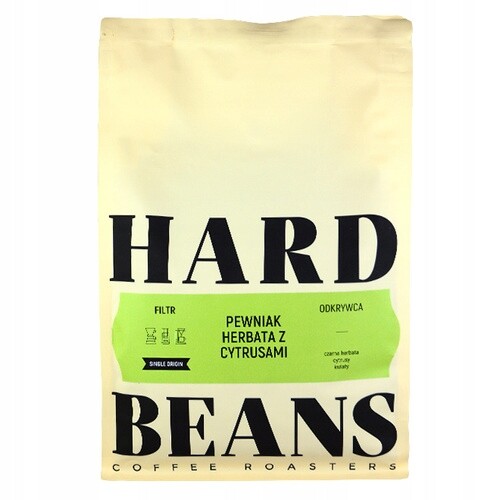 káva Hard Beans Pewniak Čaj S Citronem 1 kg Přeliv