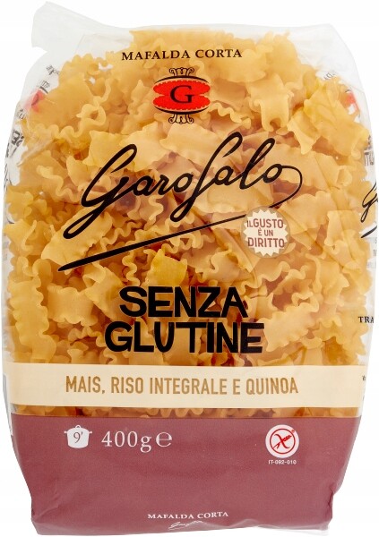 4X Garofalo Pasta Senza Glutine Mafalde Corte 500 Gr italský těstoviny