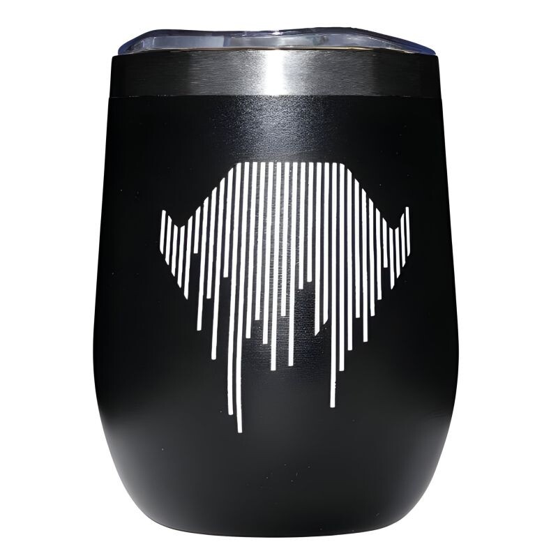 IRIX termohrnek 350ml černý (průhledné víčko)