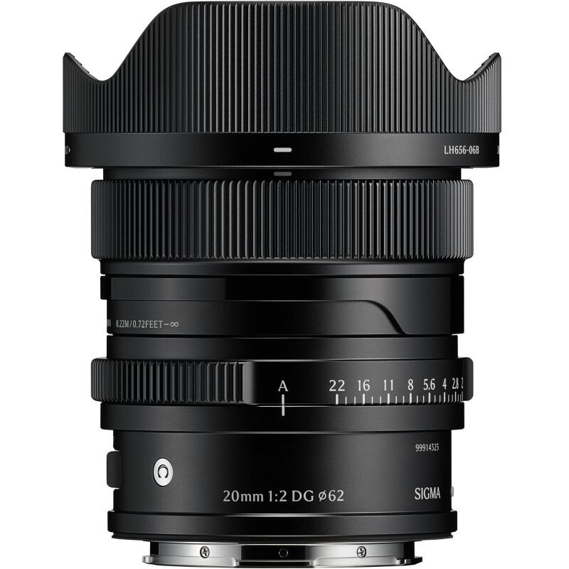 SIGMA 20 mm f/2 DG Contemporary pro L-mount černý