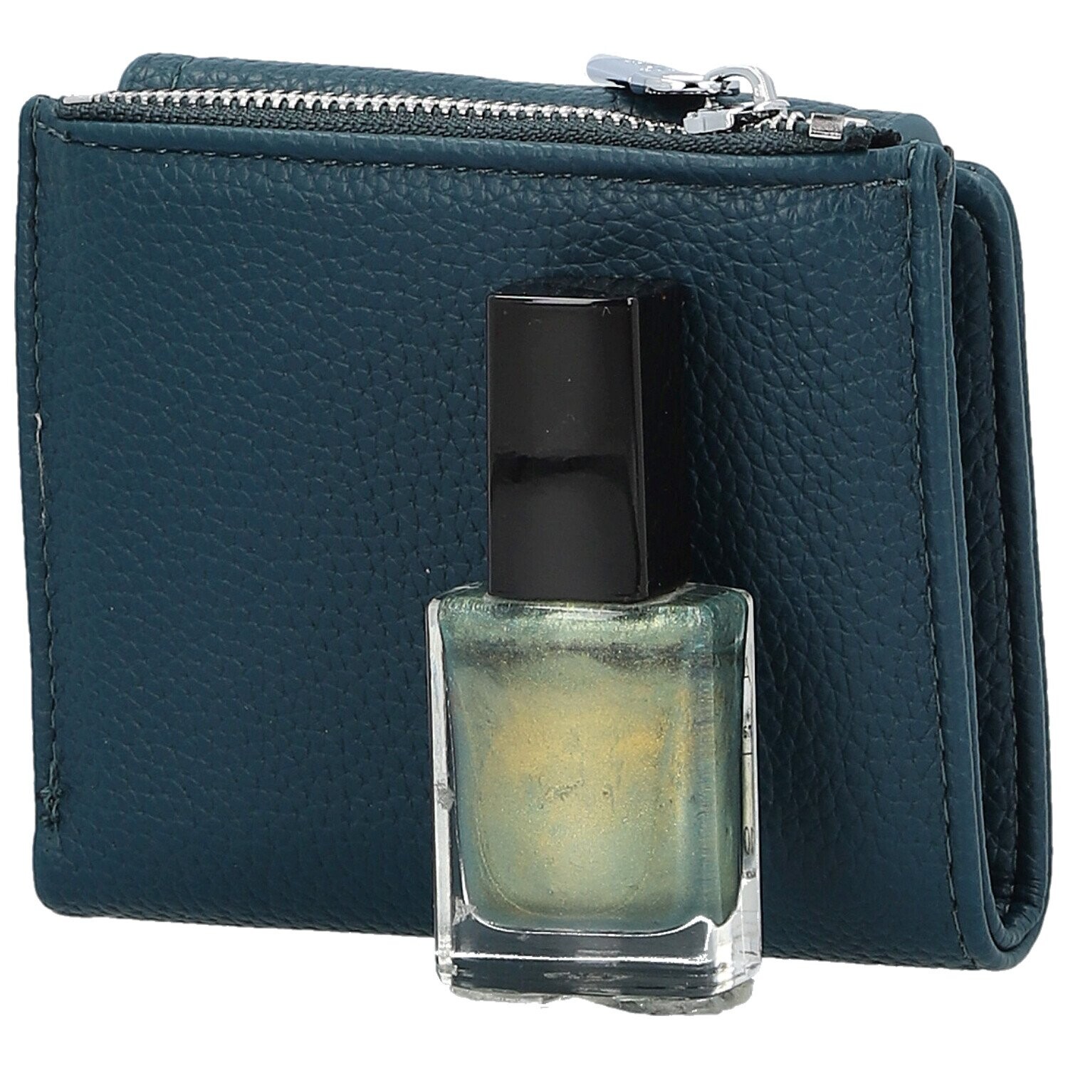 Trendy dámská mini koženková peněženka Coveri Bobbi, modrá