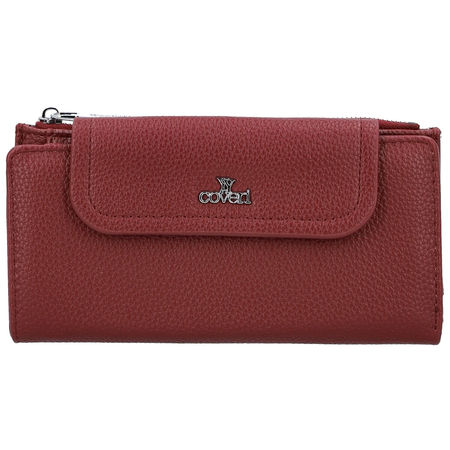 Trendy dámská koženková peněženka Coveri Elaya, vínová