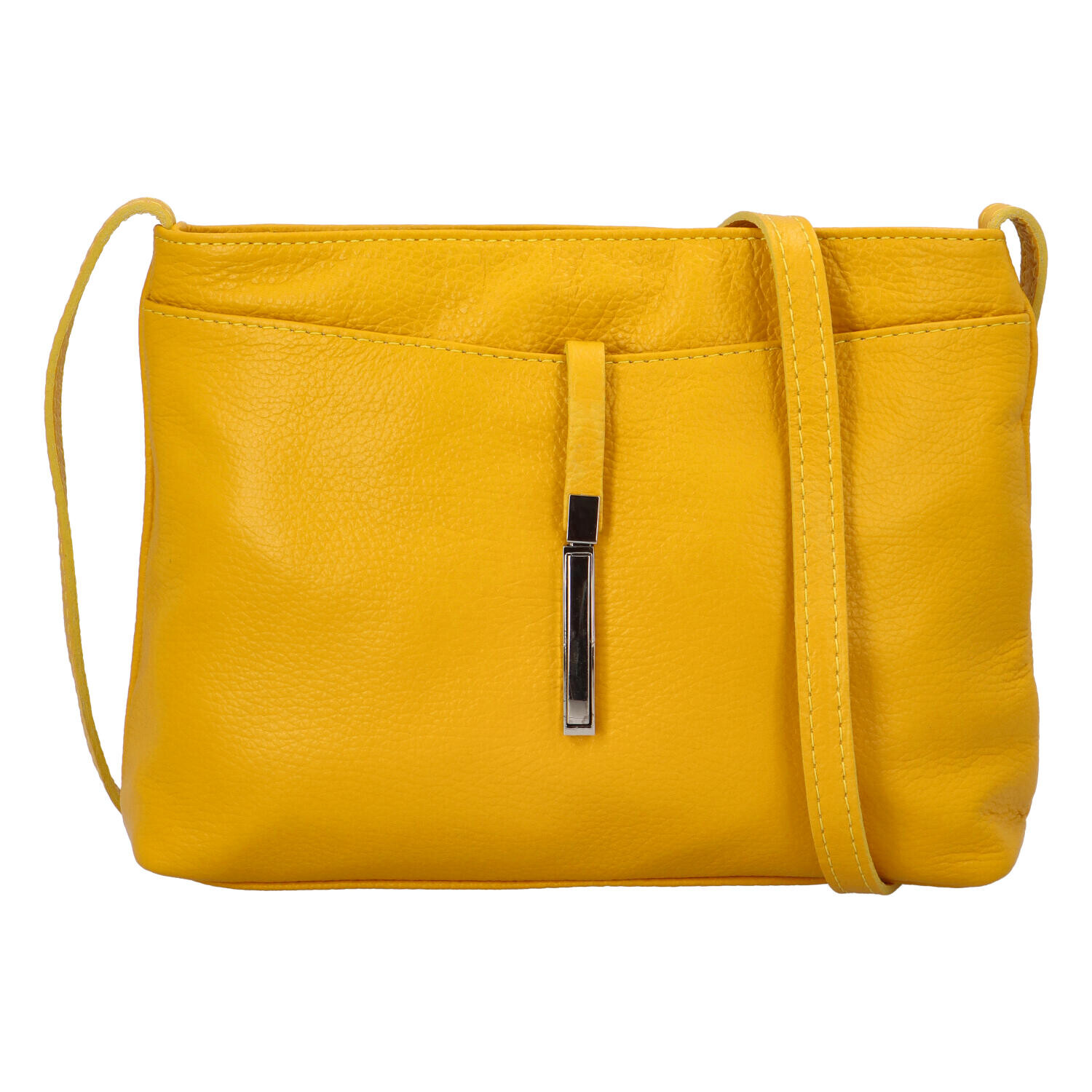 Dámská kožená kabelka Mirna, žlutá