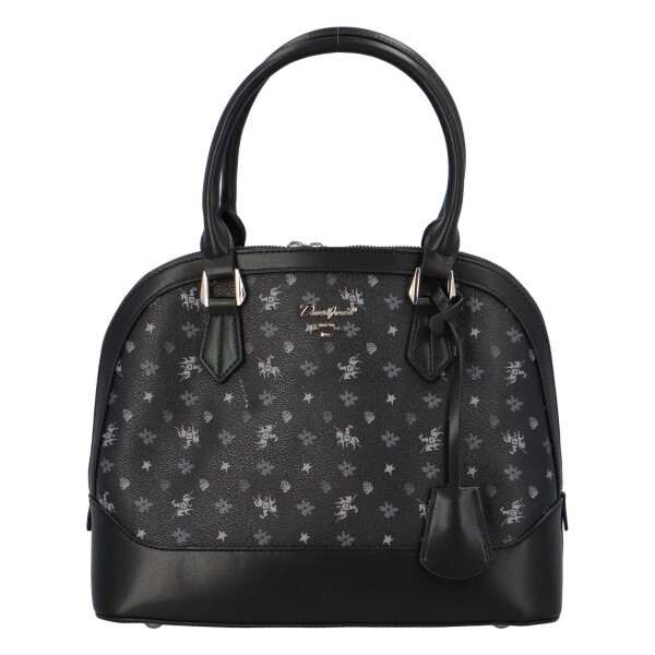 Stylová kufříková kabelka Saskie, černá