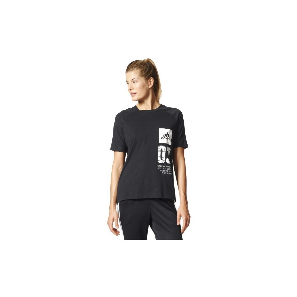 adidas  Performance London Tee  Černá