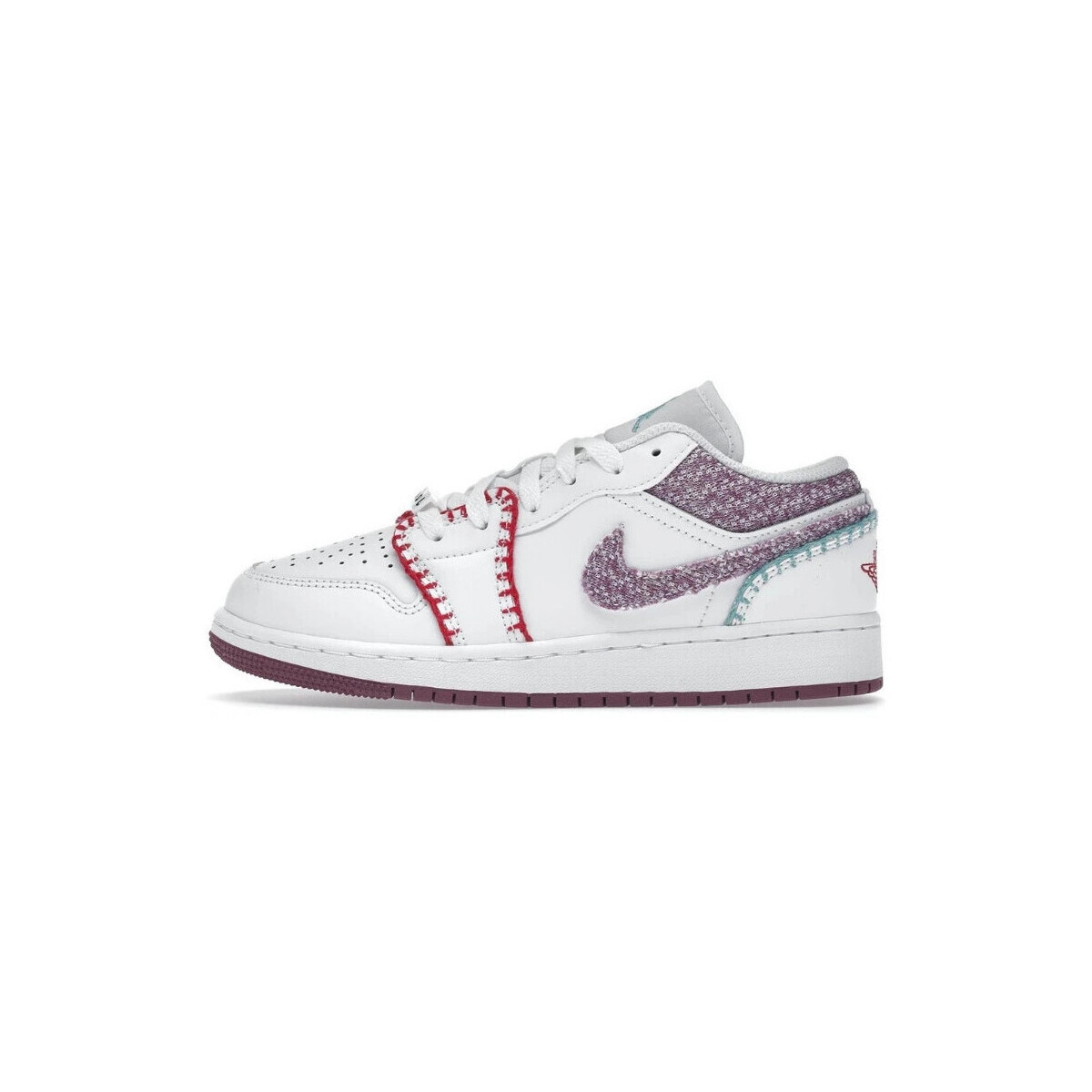 Nike  1 Low White Light Bordeaux  Bílá