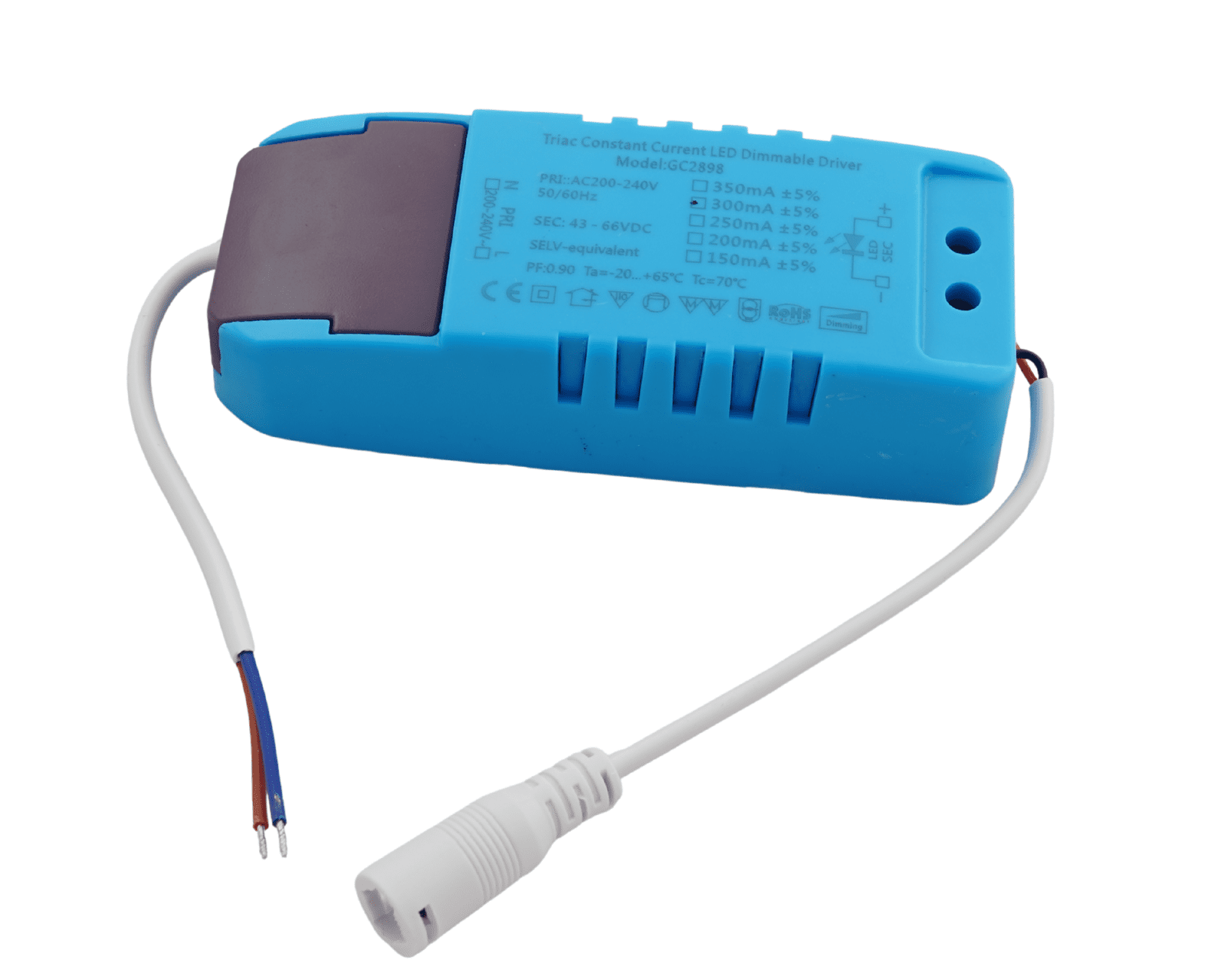 LED Solution Náhradní zdroj s DIP switchem pro LED panely 16-35W 191433