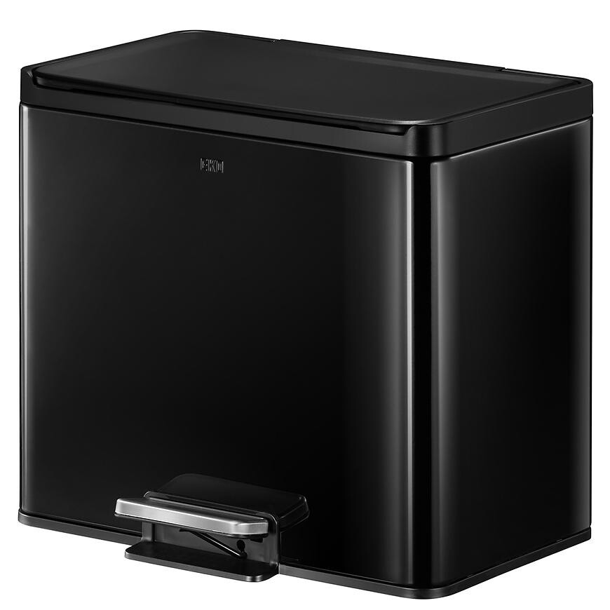 Odpadkový koš Eko Essential 9+9+9l černý 822851
