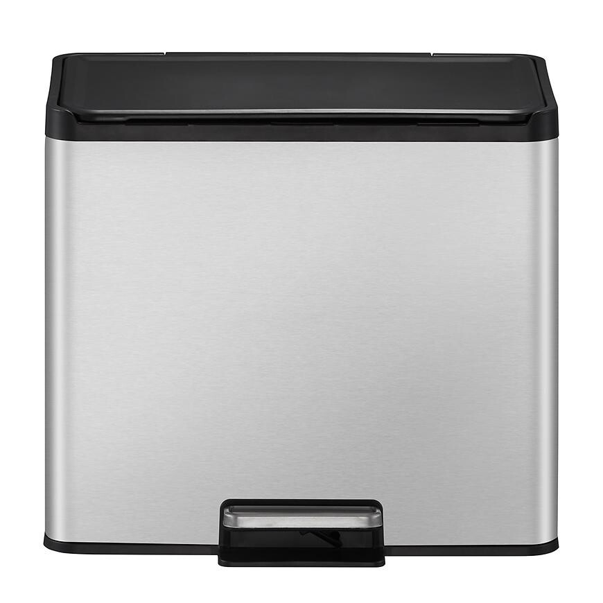 Odpadkový koš Eko Essential 15+15l inox mat 822830