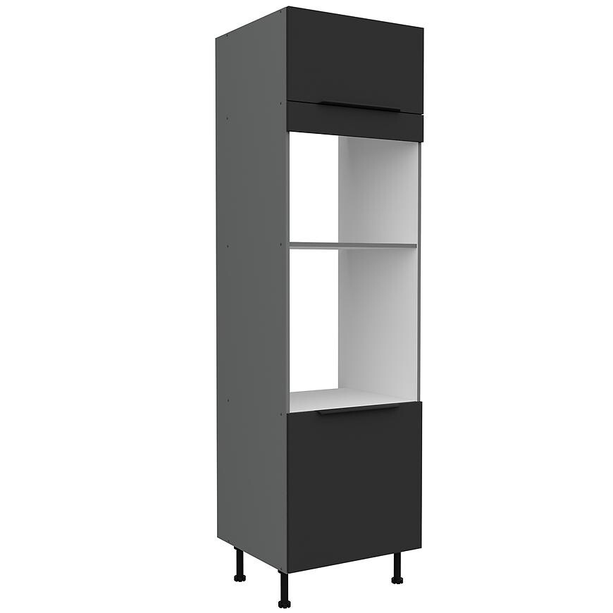 Kuchyňská skříňka Aria BL/ANT Anti Fingerprint 60DPM-215 2F