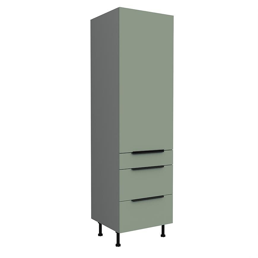 Kuchyňská skříňka Aria SA/ANT Anti Fingerprint 60DKS-215 1F 3S