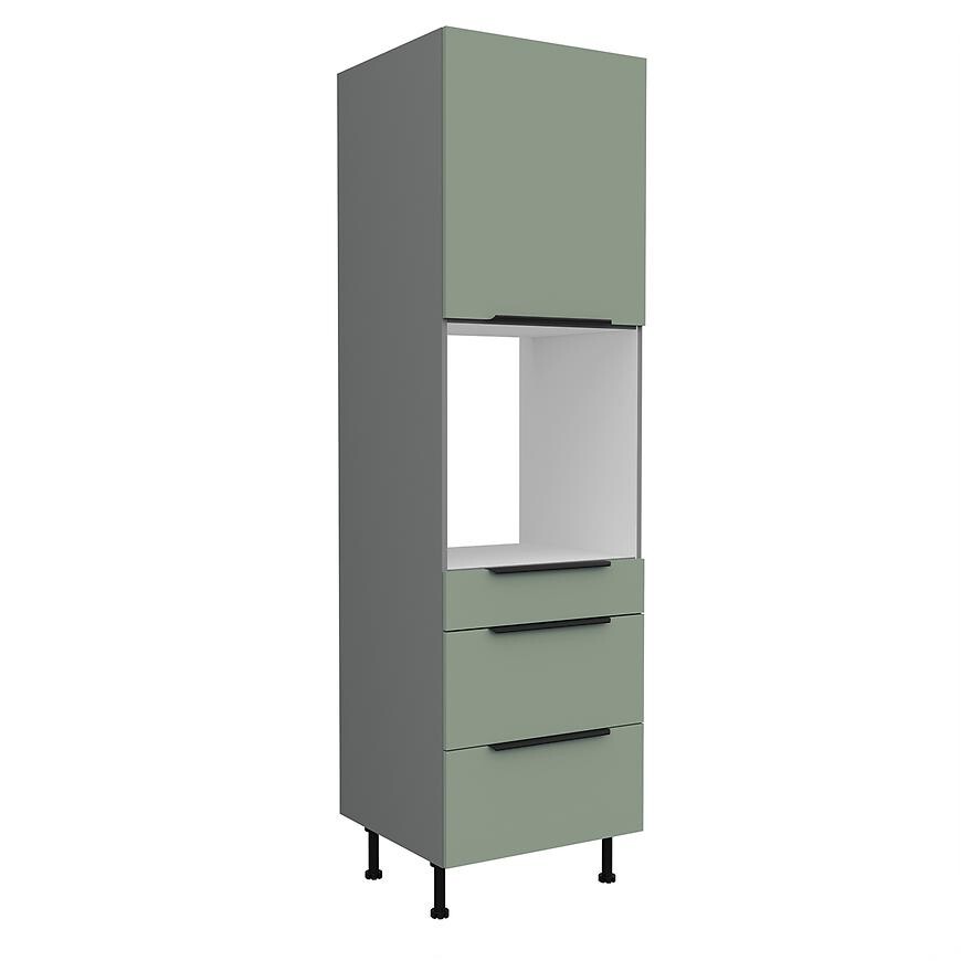 Kuchyňská skříňka Aria SA/ANT Anti Fingerprint 60DPS-215 1F 3S