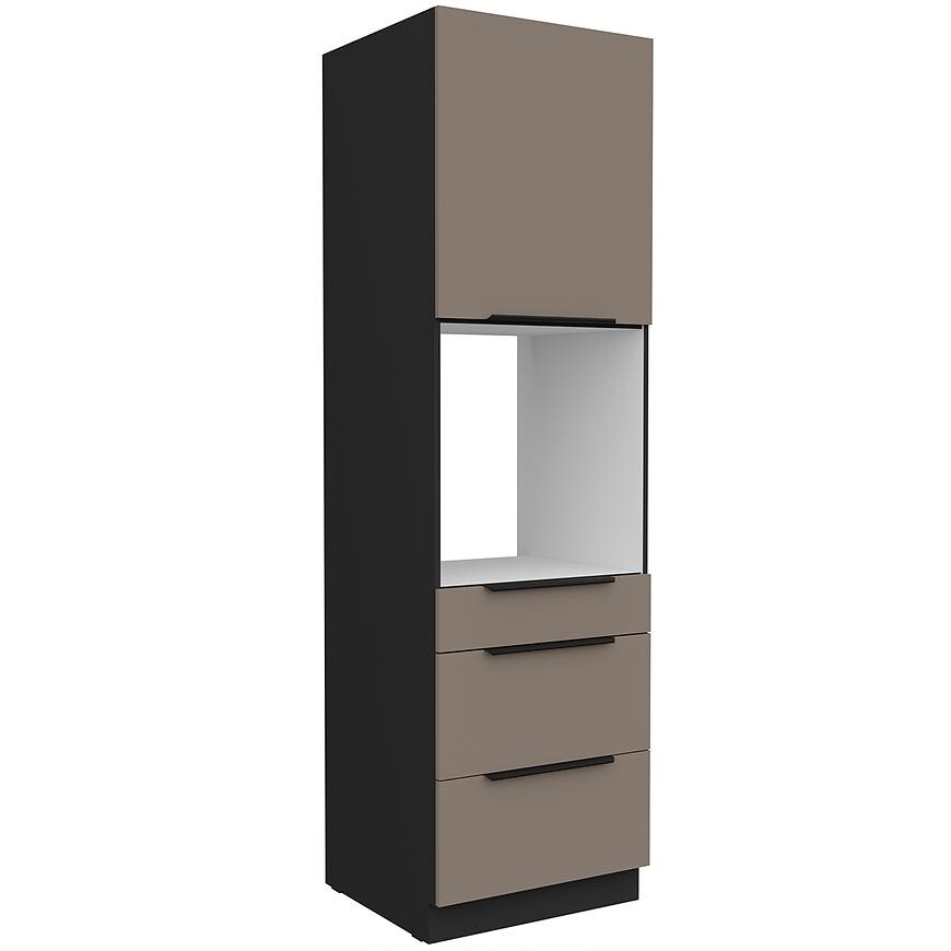 Kuchyňská skříňka Aria TA/BL Anti Fingerprint 60DPS-210 1F 3S