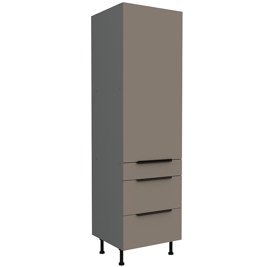 Kuchyňská skříňka Aria TA/ANT Anti Fingerprint 60DKS-215 1F 3S