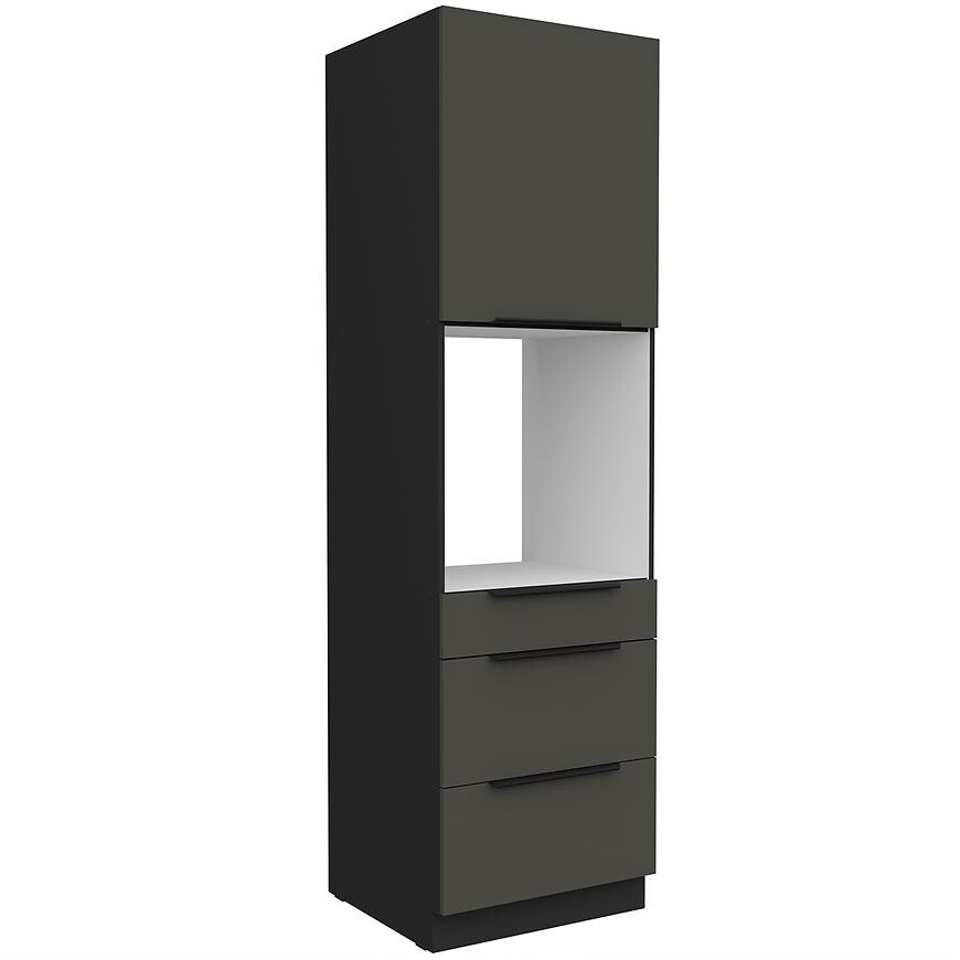 Kuchyňská skříňka Aria GR/BL Anti Fingerprint 60DPS-210 1F 3S