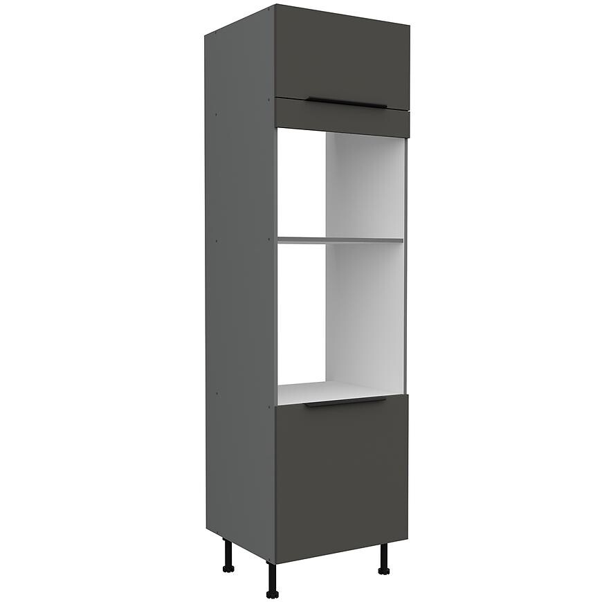 Kuchyňská skříňka Aria GR/ANT Anti Fingerprint 60DPM-215 2F