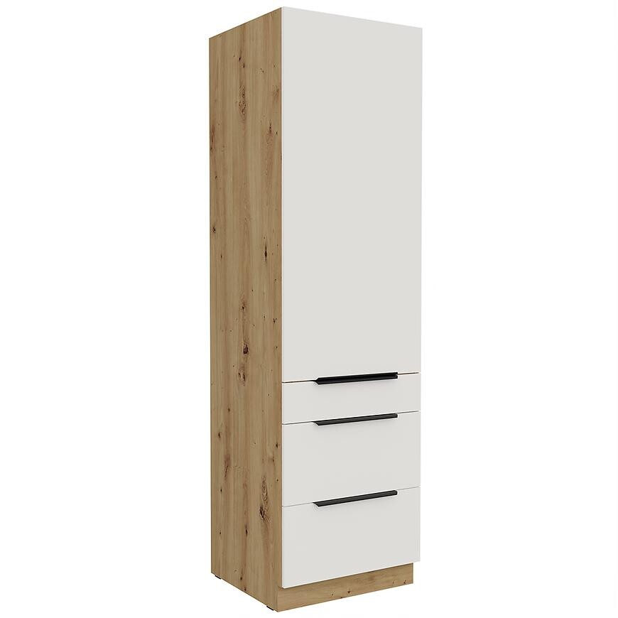 Kuchyňská skříňka Aria WH/AR Anti Fingerprint 60DKS-210 1F 3S