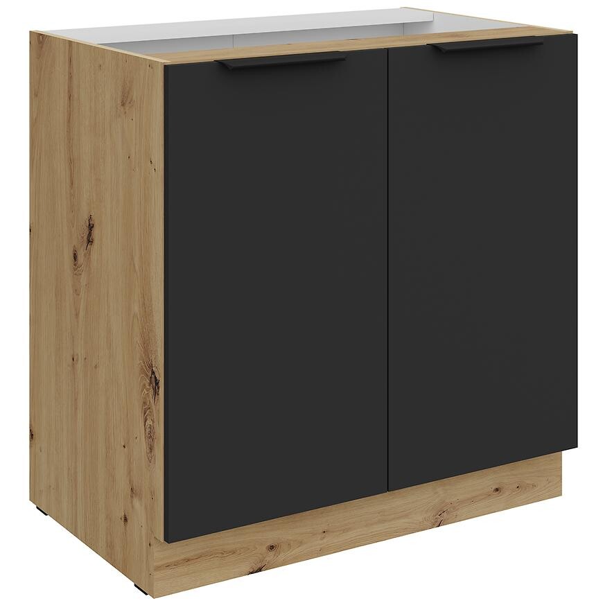 Kuchyňská skříňka Aria BL/AR Anti Fingerprint 80d 2f Bb