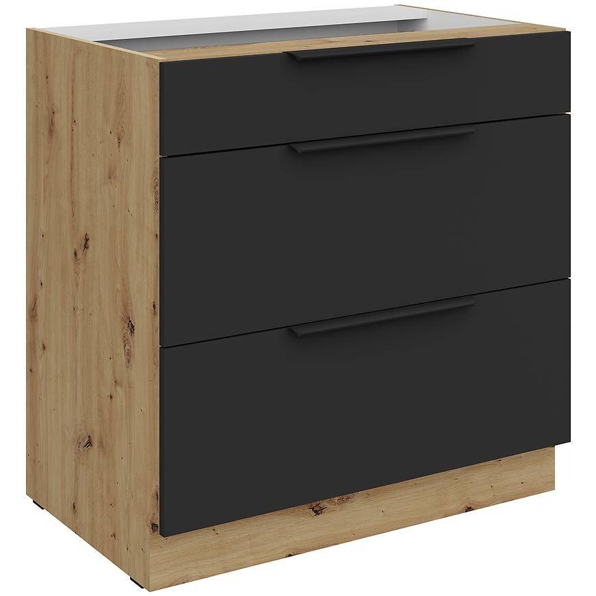 Kuchyňská skříňka Aria BL/AR Anti Fingerprint 80d 3s Bb