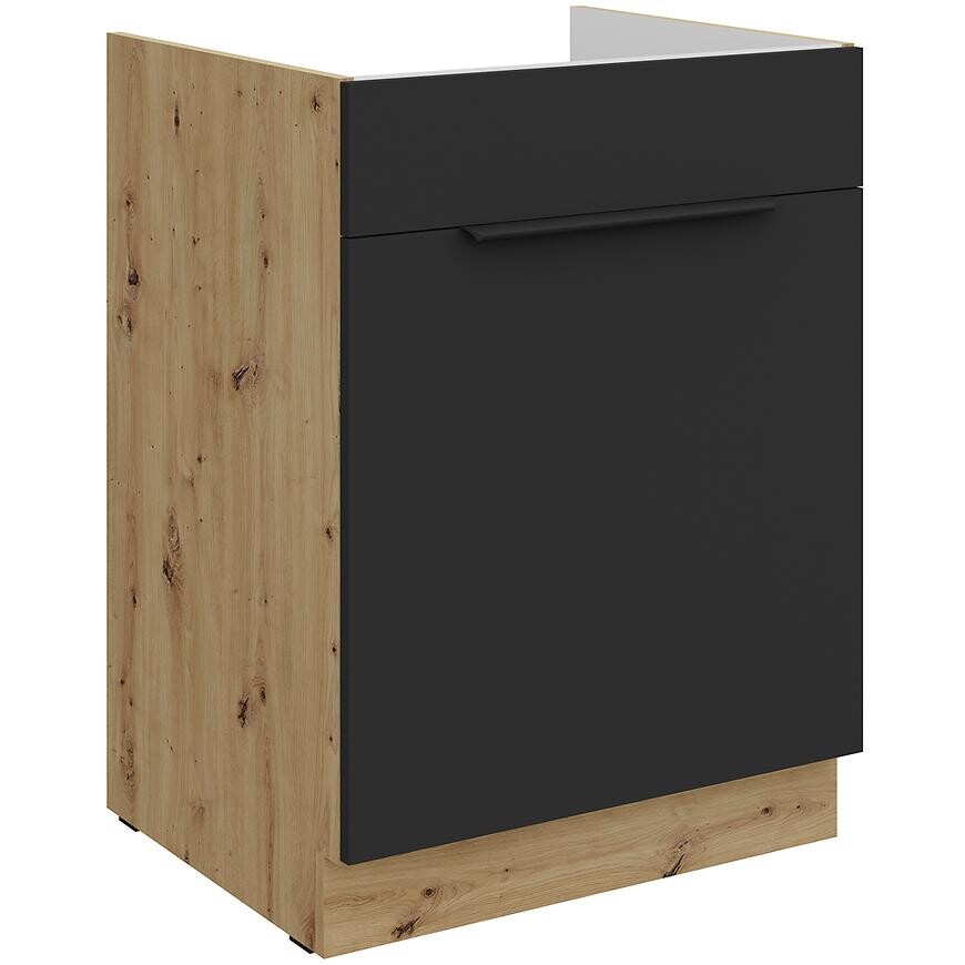 Kuchyňská skříňka Aria BL/AR Anti Fingerprint 60zl 1s Bb