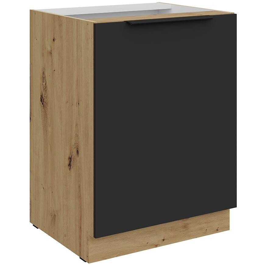 Kuchyňská skříňka Aria BL/AR Anti Fingerprint 60d 1f Bb