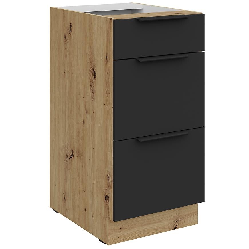 Kuchyňská skříňka Aria BL/AR Anti Fingerprint 40d 3s Bb