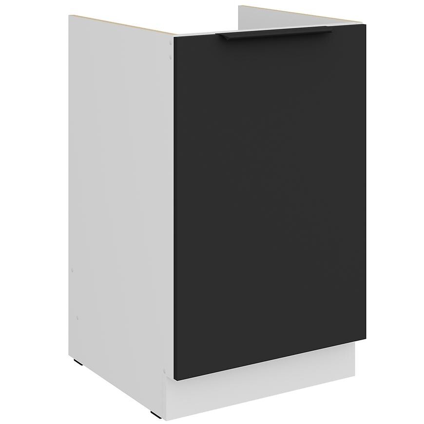 Kuchyňská skříňka Aria BL/WH Anti Fingerprint 50zl 1f Bb