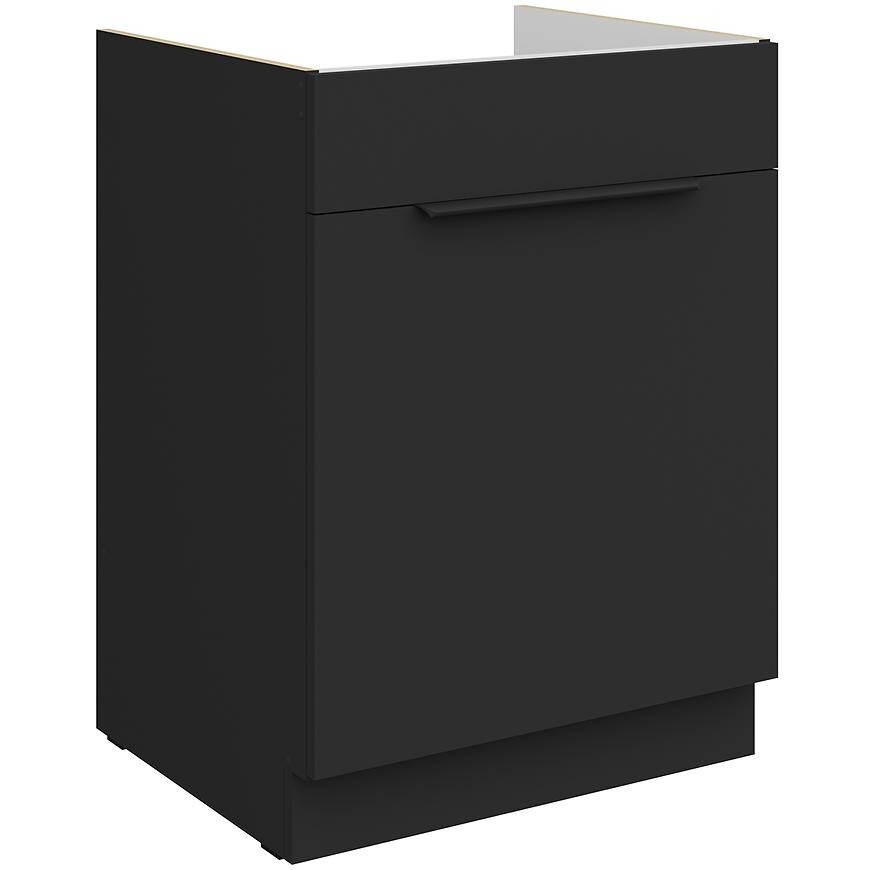 Kuchyňská skříňka Aria BL/BL Anti Fingerprint 60zl 1s Bb