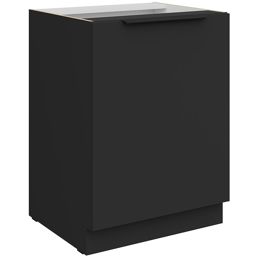 Kuchyňská skříňka Aria BL/BL Anti Fingerprint 60d 1f Bb