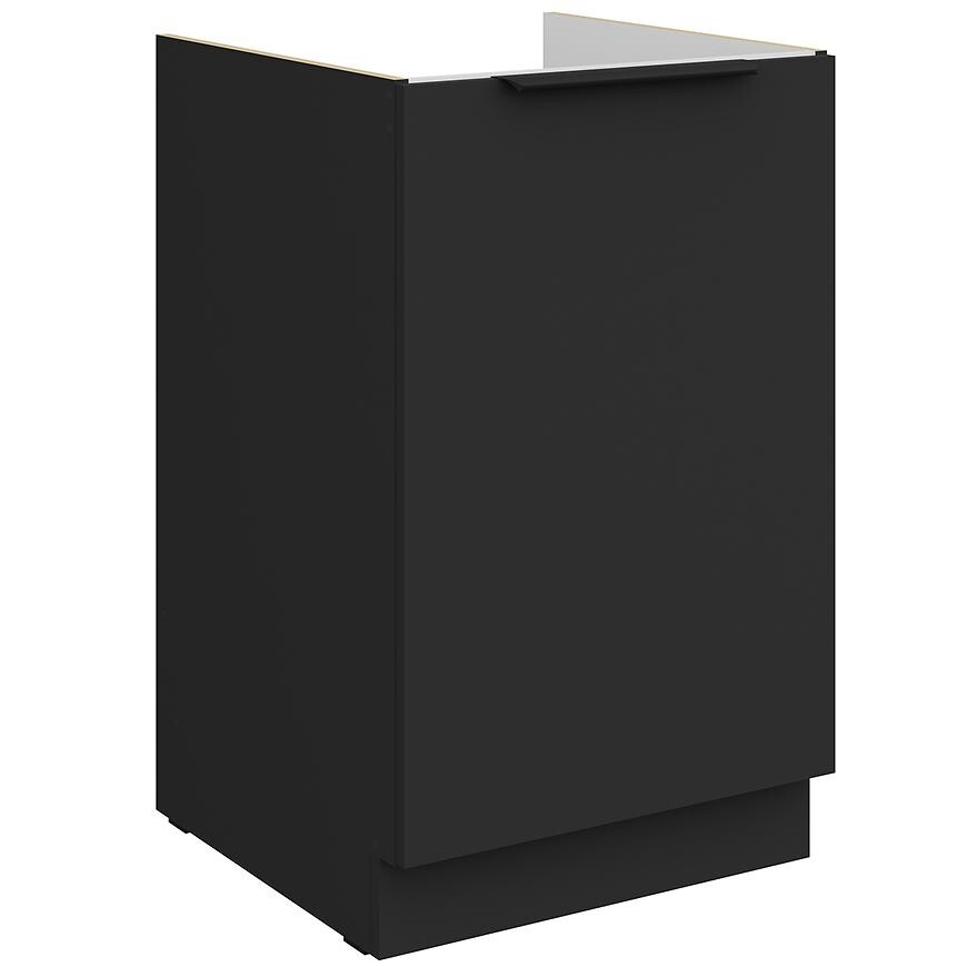 Kuchyňská skříňka Aria BL/BL Anti Fingerprint 50zl 1f Bb