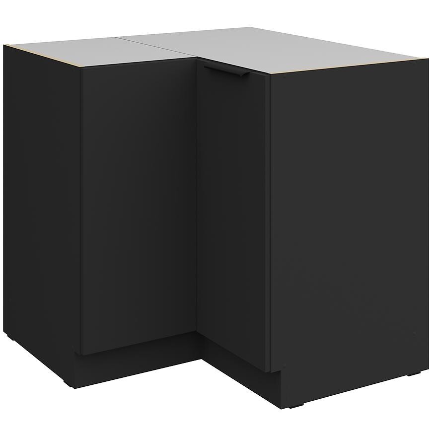 Kuchyňská skříňka Aria BL/BL Anti Fingerprint 90x90 Dn 2f Bb