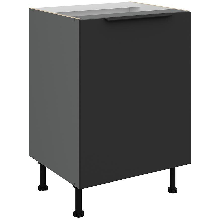 Kuchyňská skříňka Aria BL/ANT Anti Fingerprint 60d 1f Bb