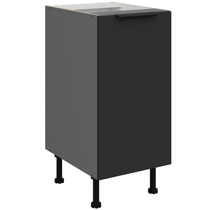 Kuchyňská skříňka Aria BL/ANT Anti Fingerprint 40d 1f Bb